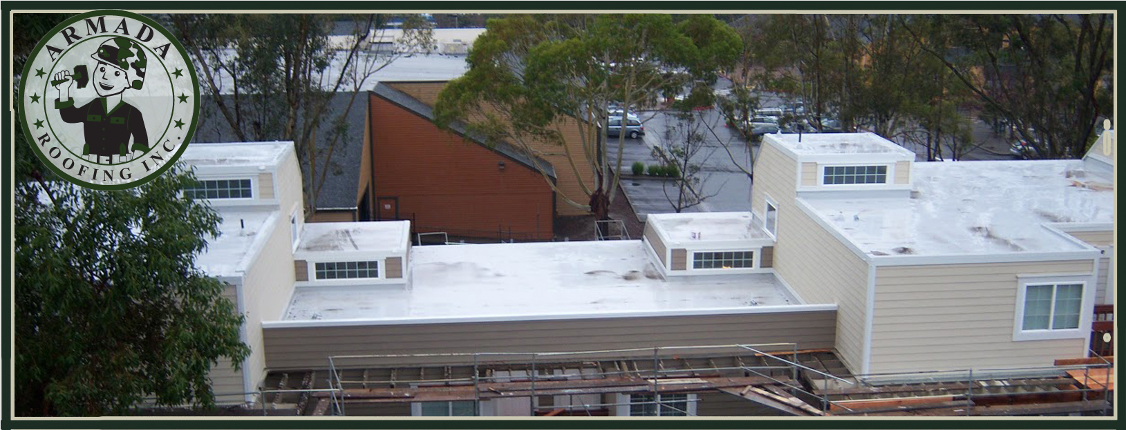 Single Ply Roofing for Flat Roofs in Riverside California commercial building and industrial