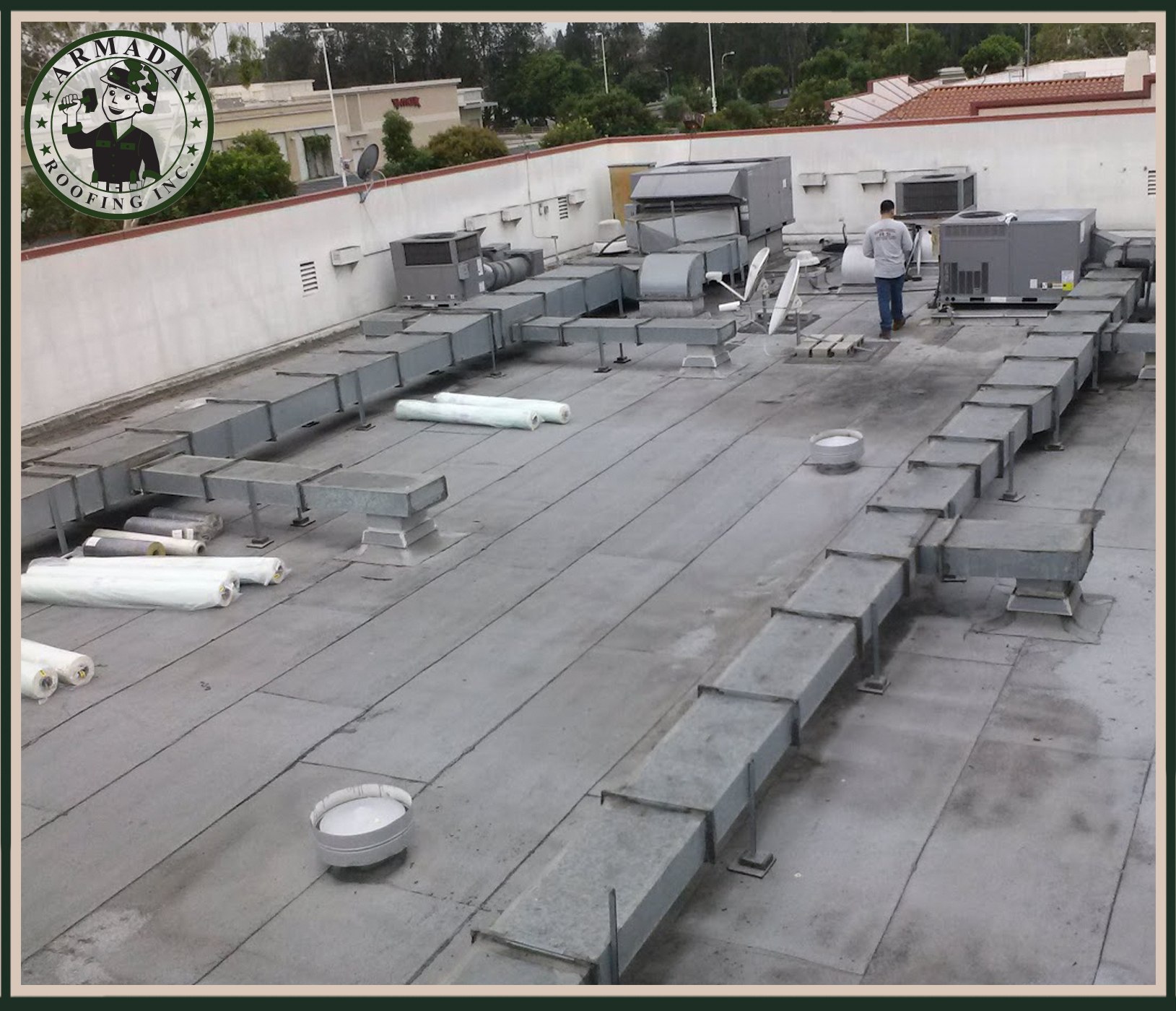 Single ply Roofing Flat roofs installer in Riverside